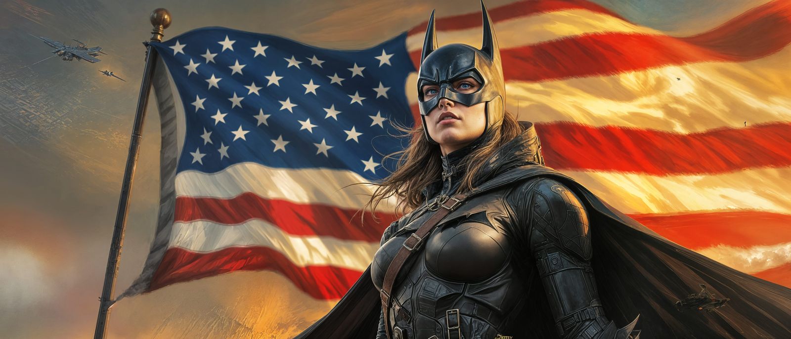 Batman as WWII US Army Air Force Soldier