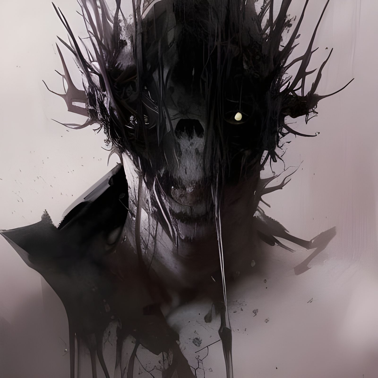 Sinister Rotting Head Art by Rutkowski