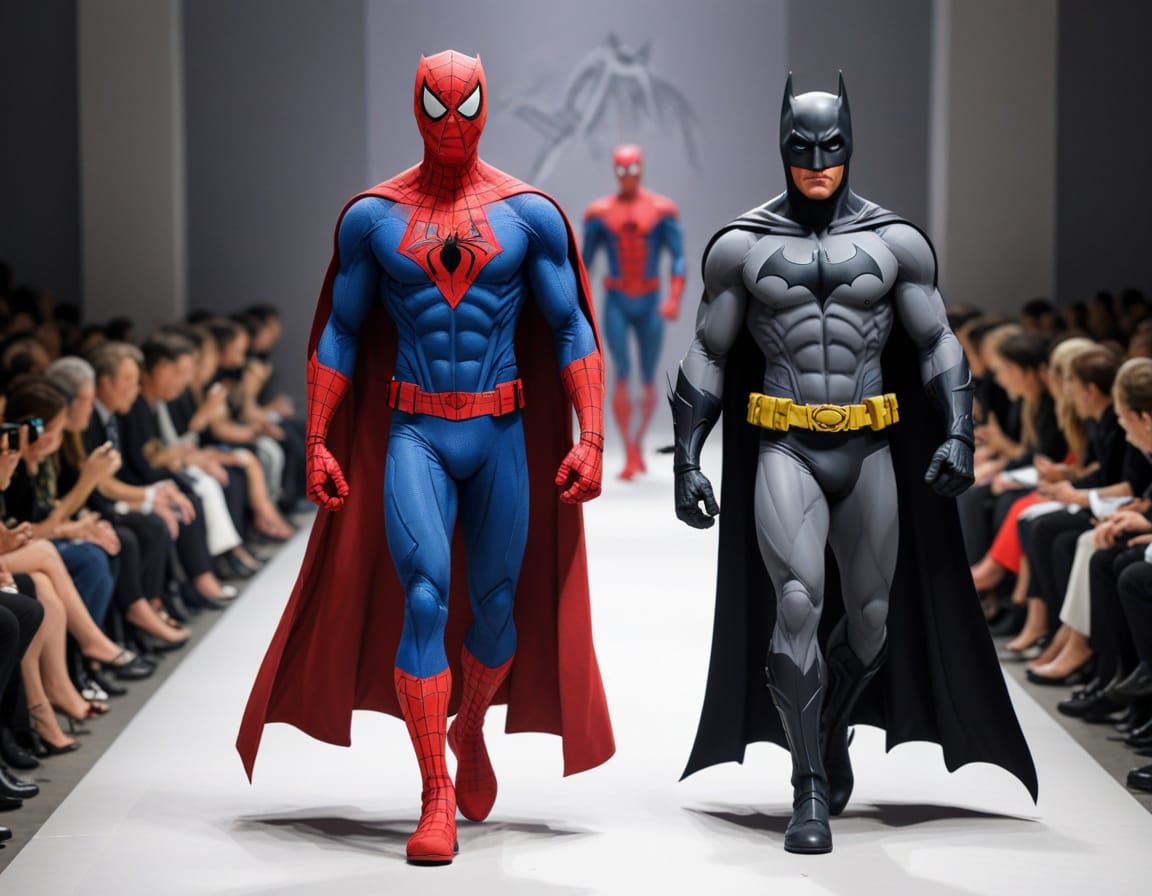 Superheroes Strut Their Stuff on the Catwalk
