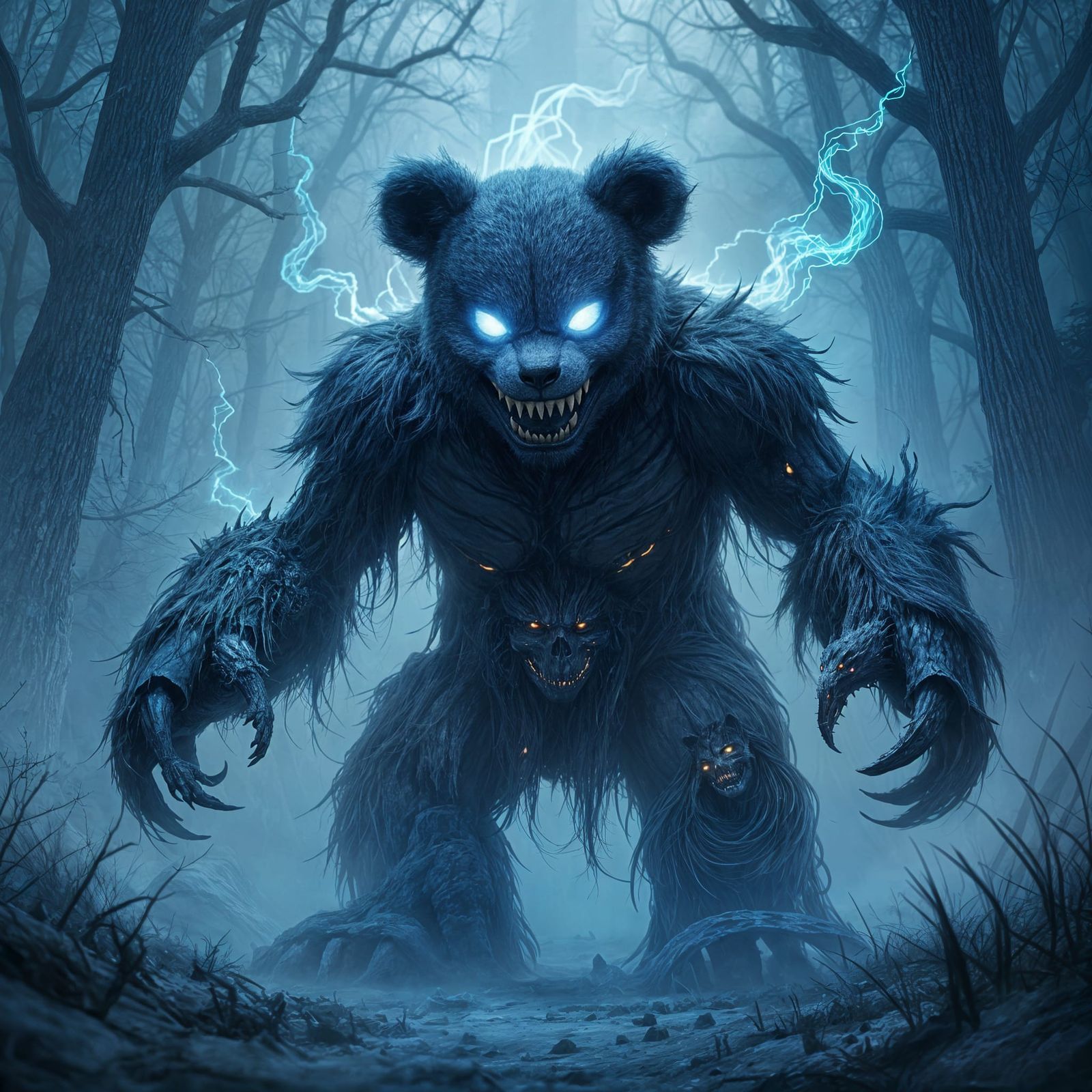 The Blue Haunt: Nightmare Teddy Bear Monster