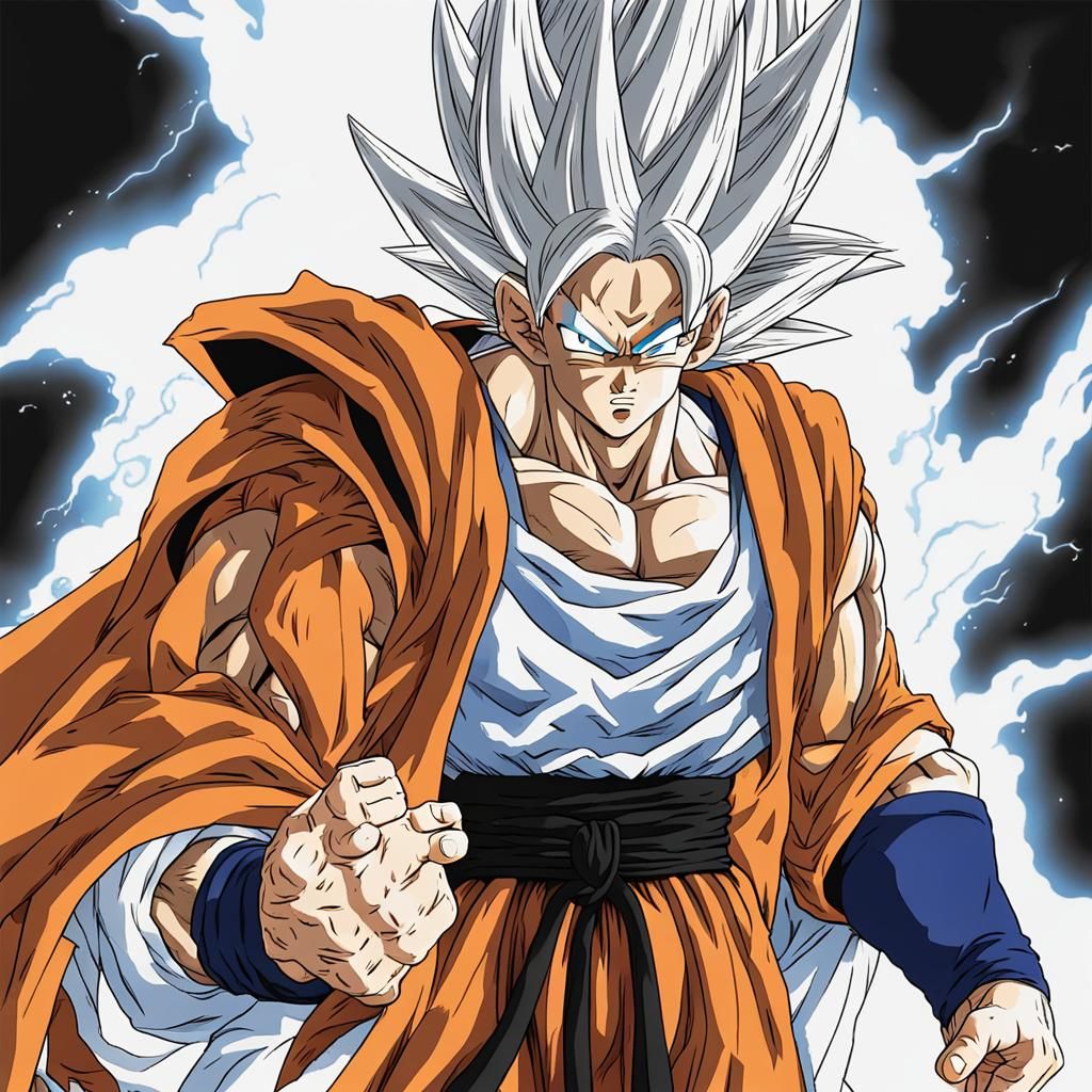 Goku Fused with Saruman: A Dragon Ball Z Mashup