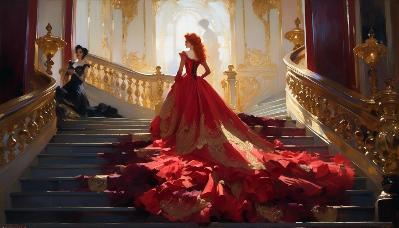 Victorian Vampire Mina Harker in Cucuel Style