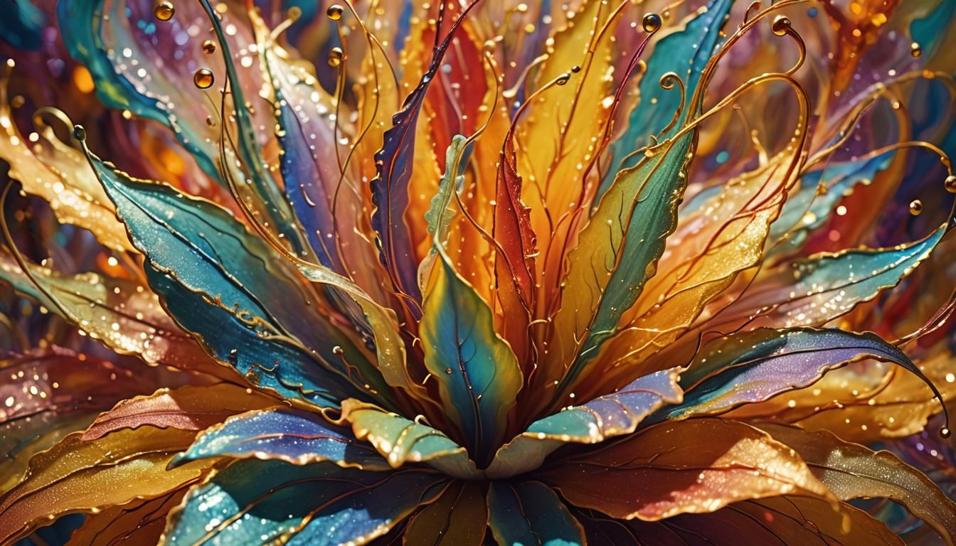 Luminous Entity of Glory in Surrealist Style