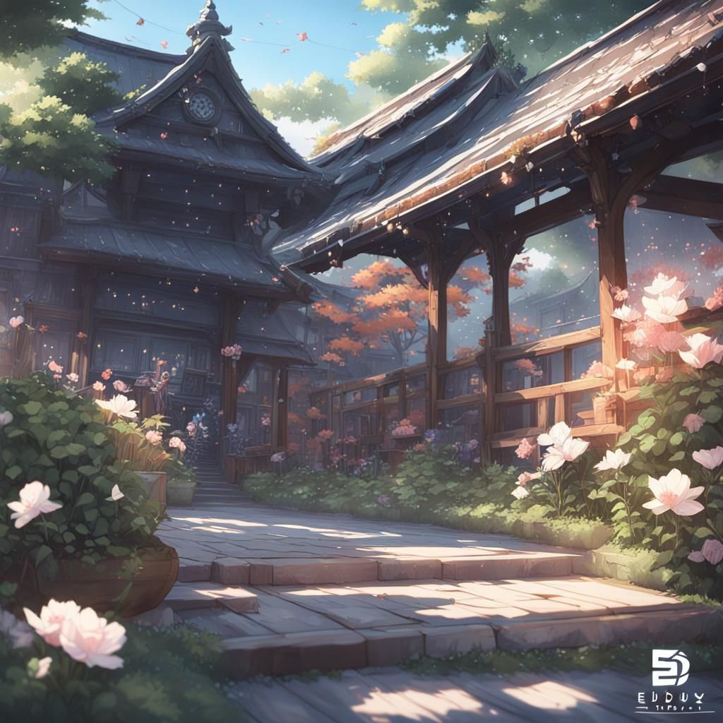 Detailed 3D Anime Art Inspired by WLOP