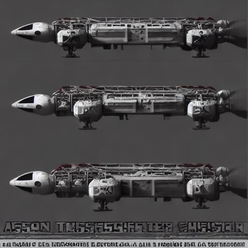 Space 1999 Eagle Spacecraft in Flight