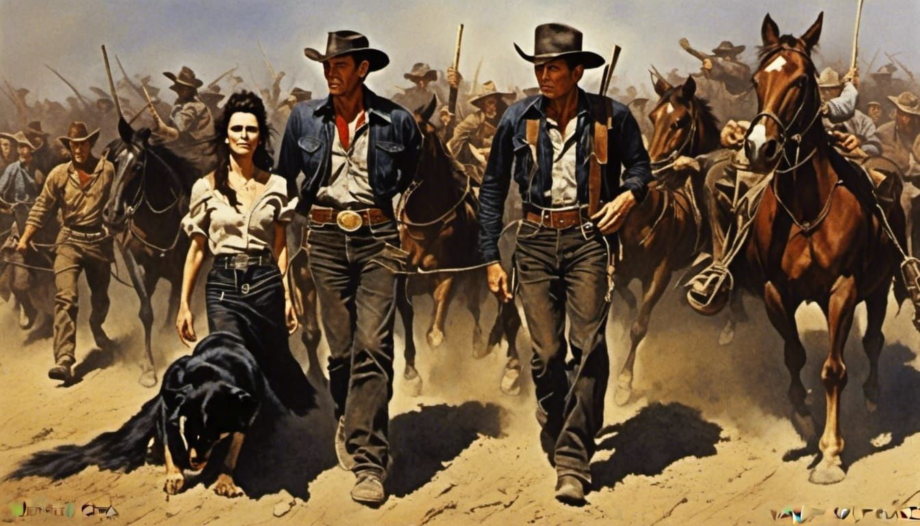 Johnny Cash Inspired Figure Walking the Line