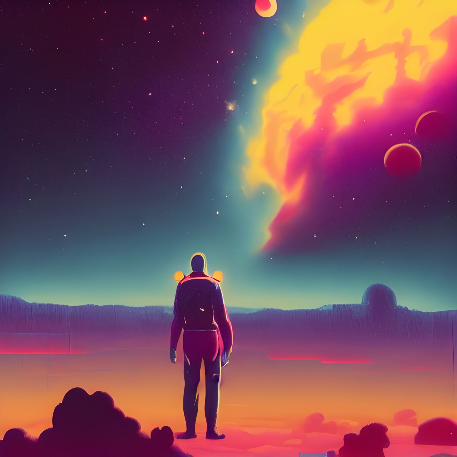 Hyperdetailed Nebula in Photorealistic Digital Illustration