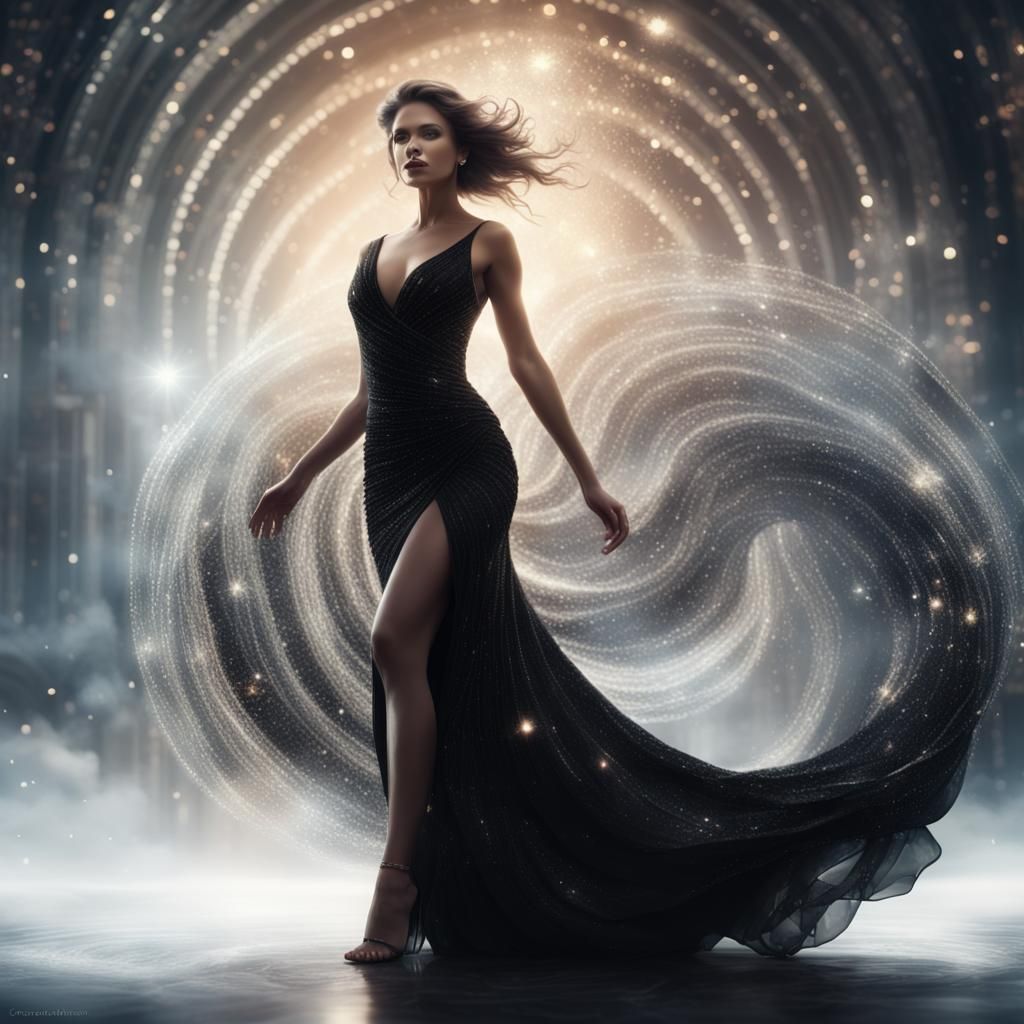 Miss Universe in her LBD