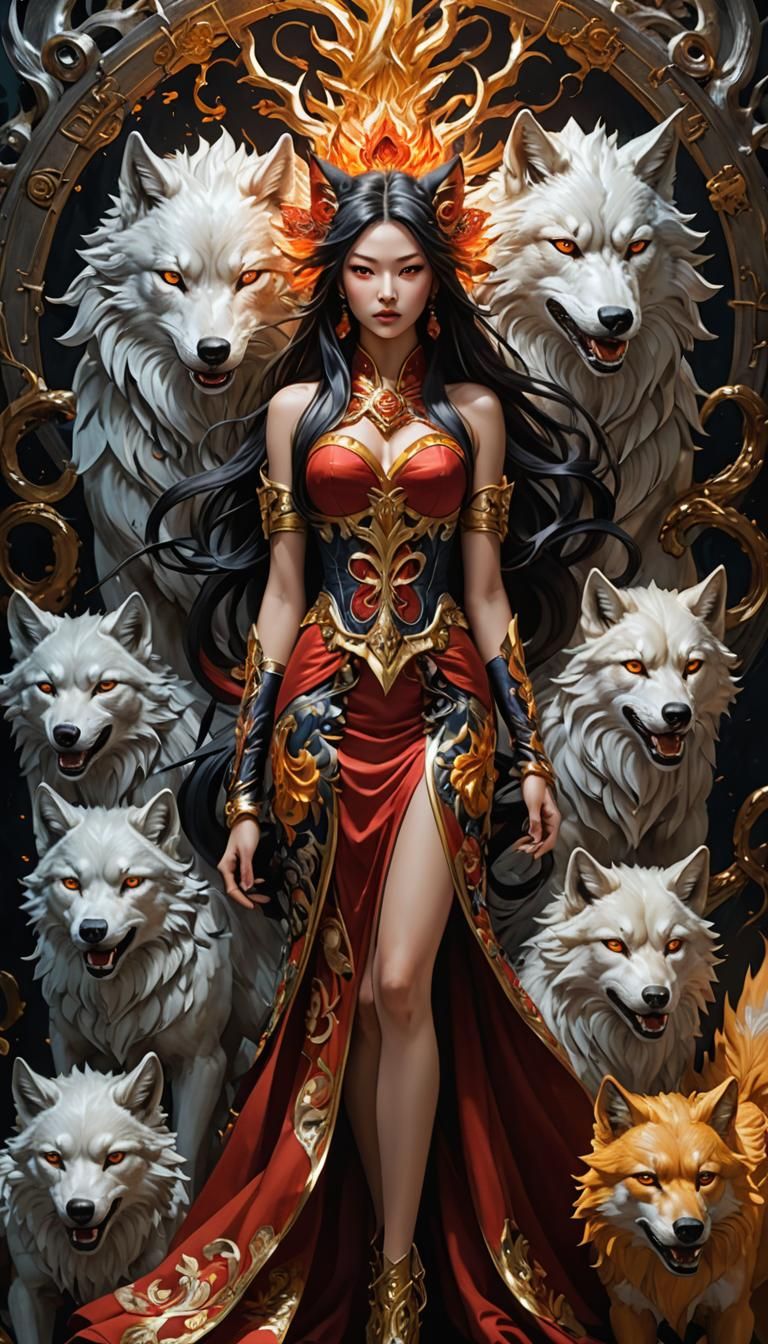 Wolf Queen summons her pack