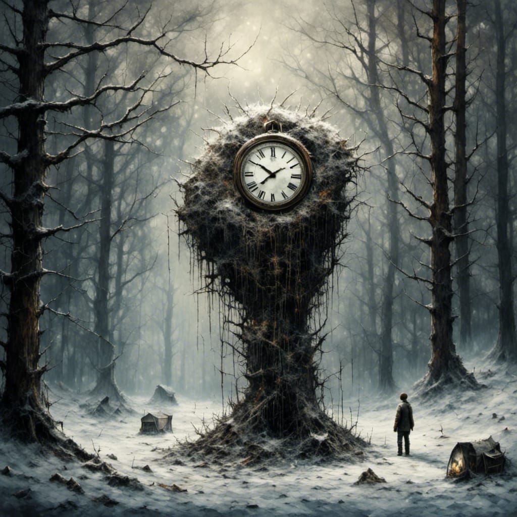 Jason Vorhees in Whimsical Forest: Analog Horror