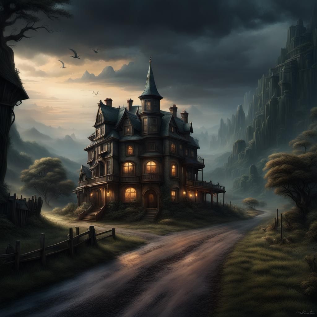 Forgotten Inn: A Cinematic Digital Matte Painting