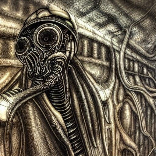 Eldritch Alien God in Post-Apocalyptic Twilight