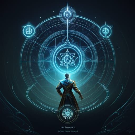 Nerd Discovers Dream Cheat Code Amidst Glowing Symbols