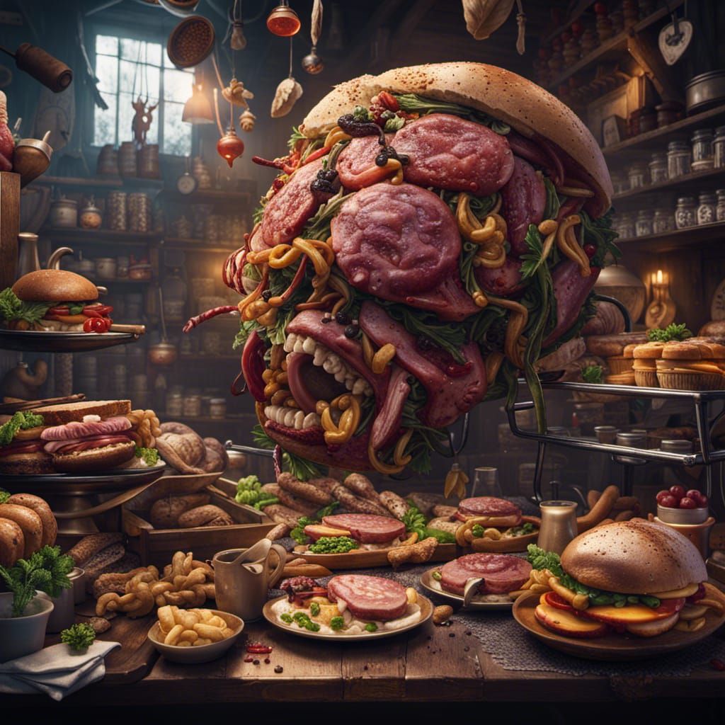 Cannibal Deli: Detailed Matte Painting in Unreal Engine