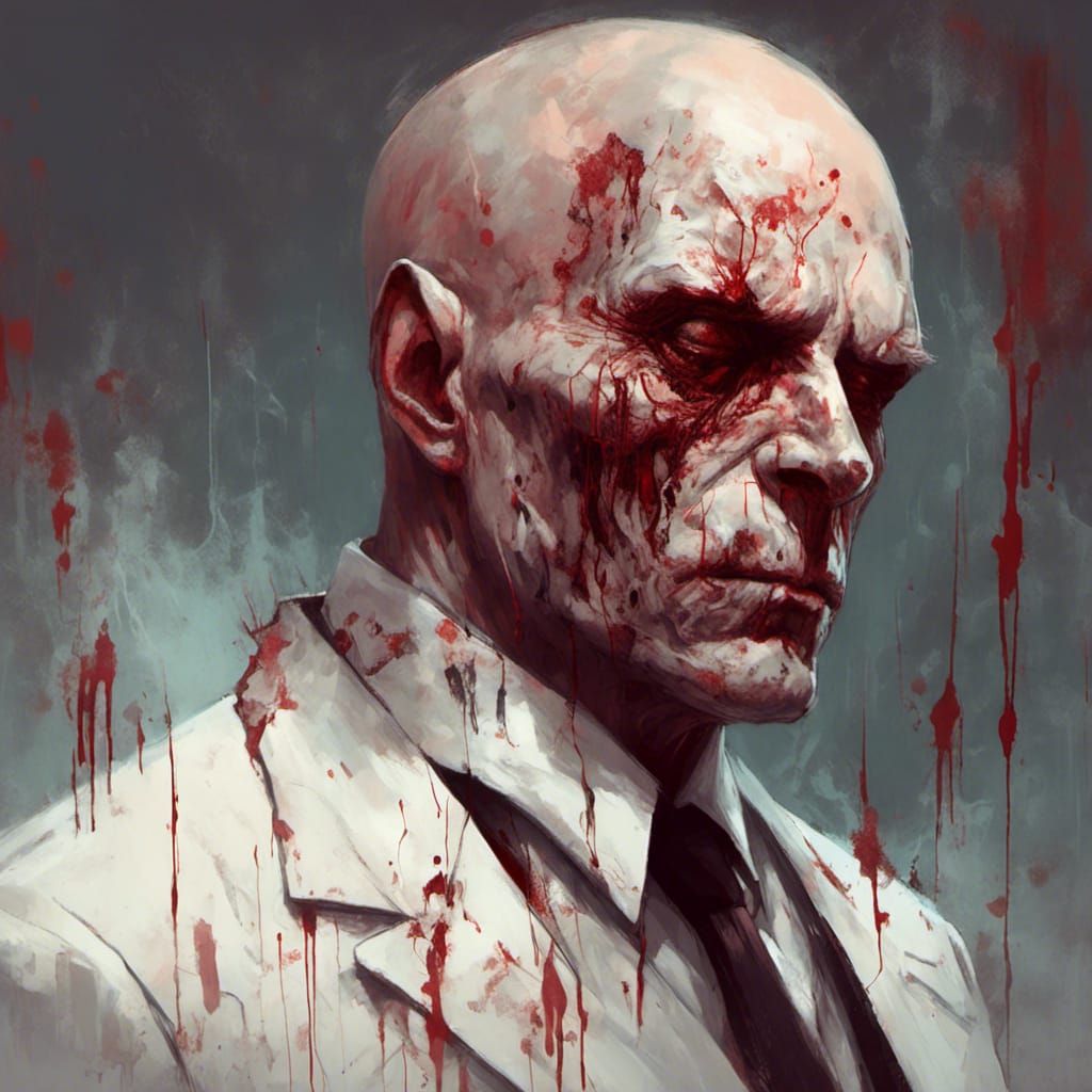 Macabre Portrait of a Burned Mafia Boss