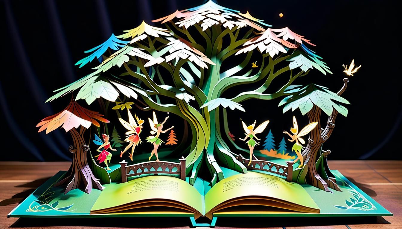 Popup book of Peter Pan