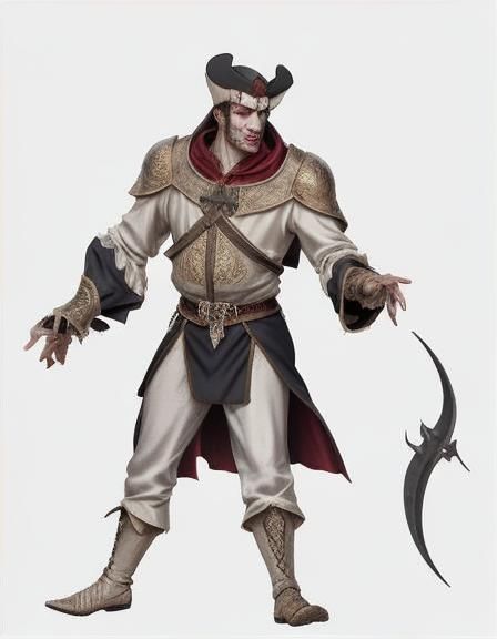 Medieval Russian Vampire Portrait