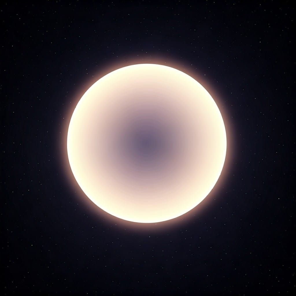 Ethereal Orb Suspended in Space: A Surreal Vision