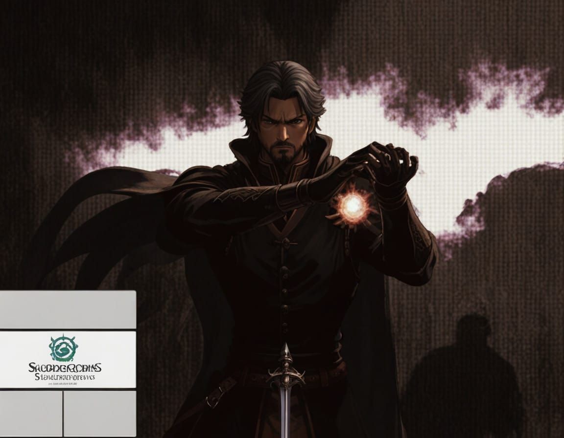 Cyberpunk Crime Lord Aims Dart in Inner Sanctum