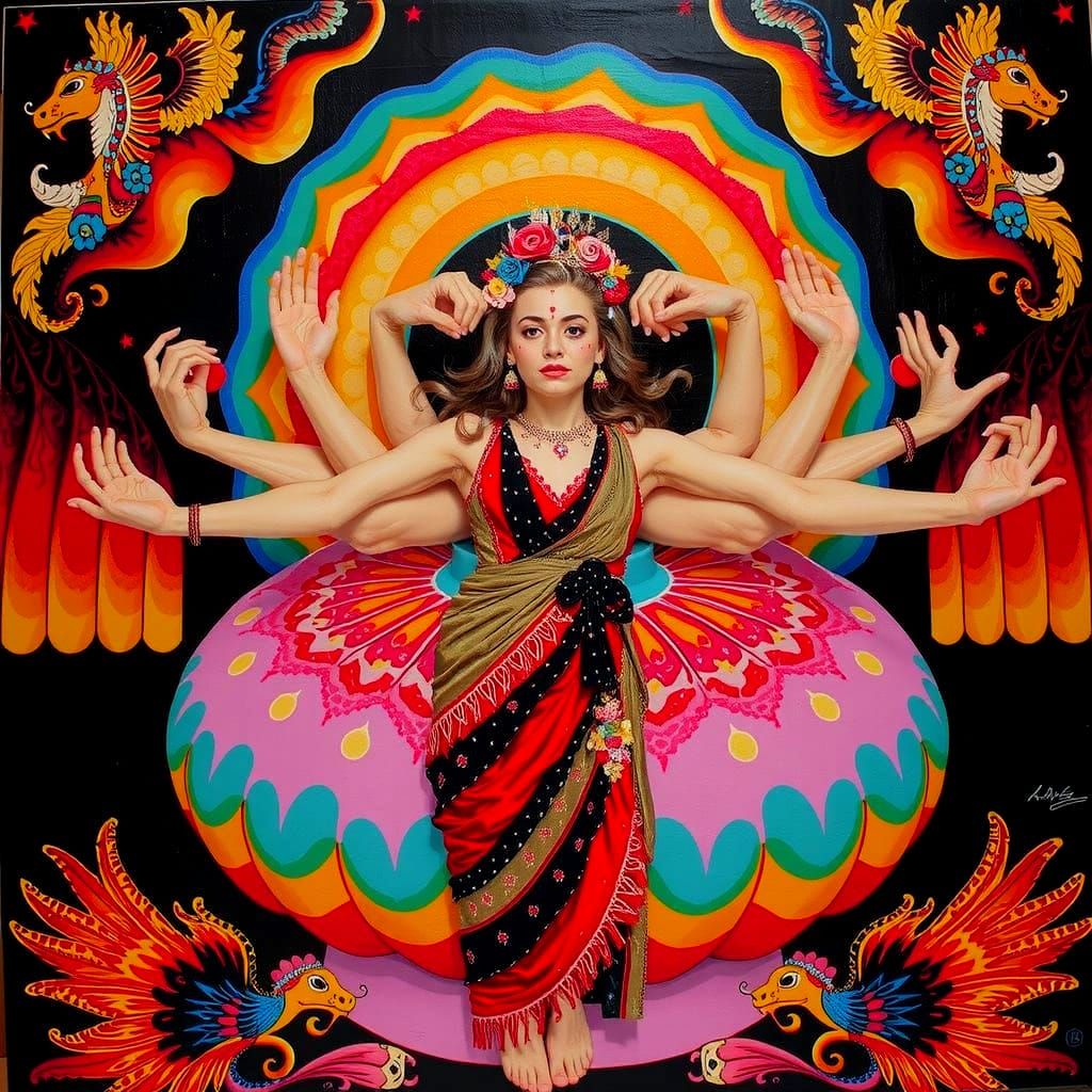 Abstract Forms Twisting and Warping