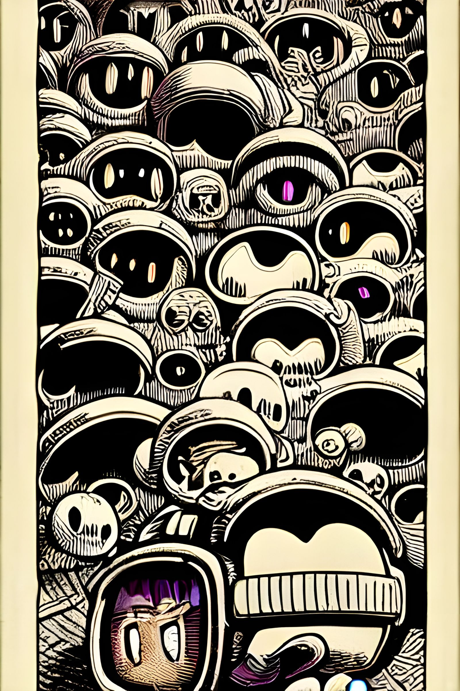 Kirby Fusion: Engraving Meets Pop Art Masterpiece