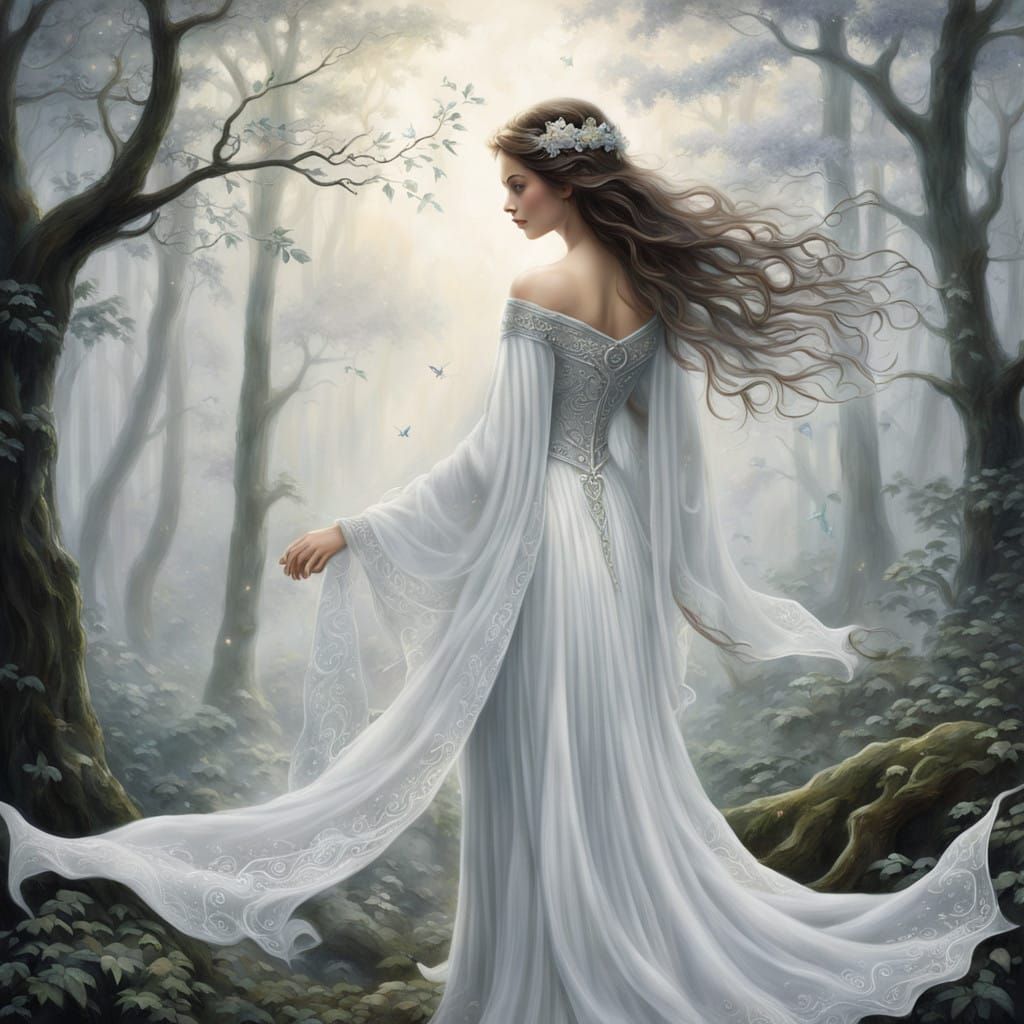 Ethereal Goddess of Enchanted Dreams