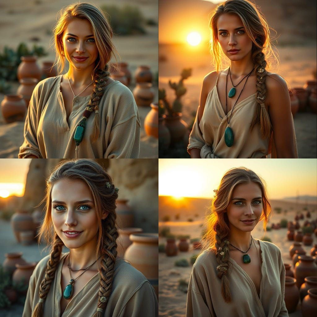 Valeria, Healer of the Desert, with Gentle Smile