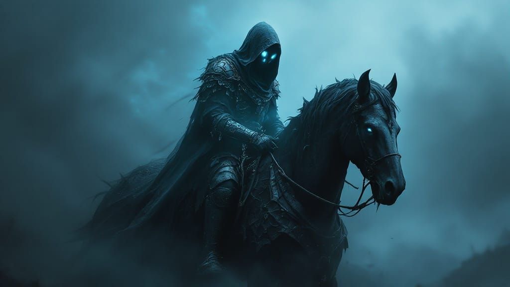 Spectral Knight on a Hellish Nightmare Horse