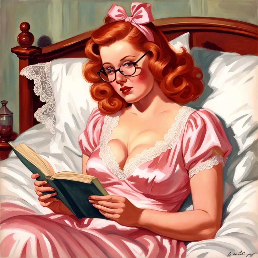 Hilda Inspired Pinup in Bryers Style