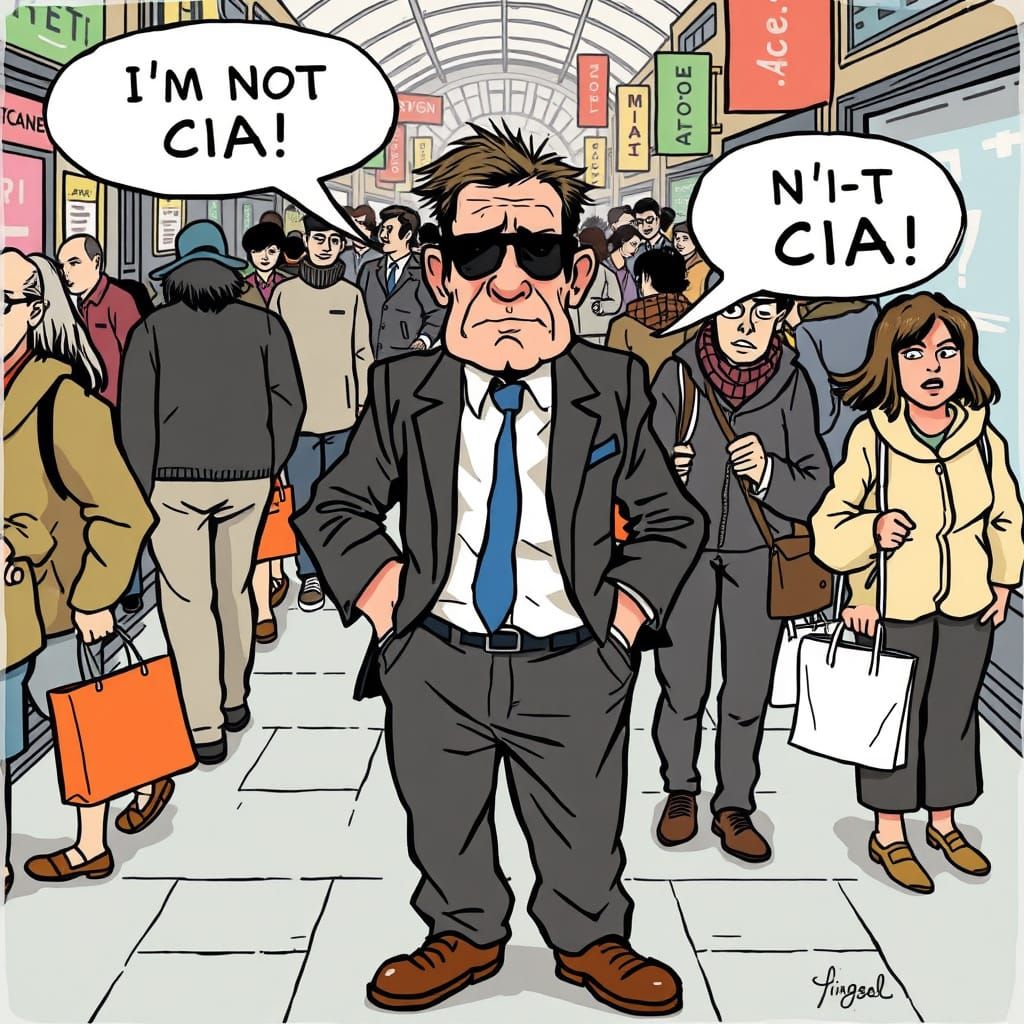 Undercover Agent Blends in (Not)