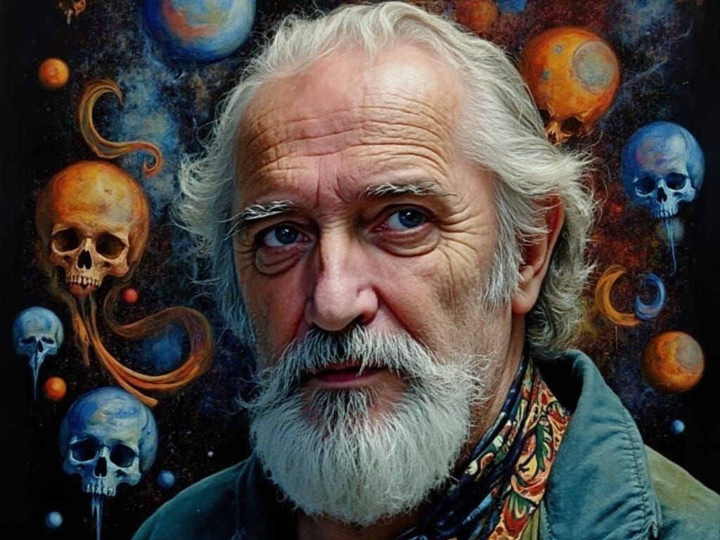 Visionary Portrait in Imperial Colors