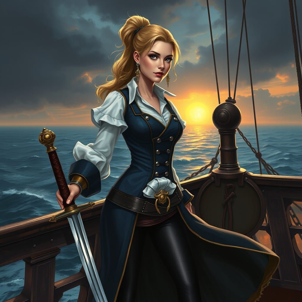 Swordswoman of the High Seas