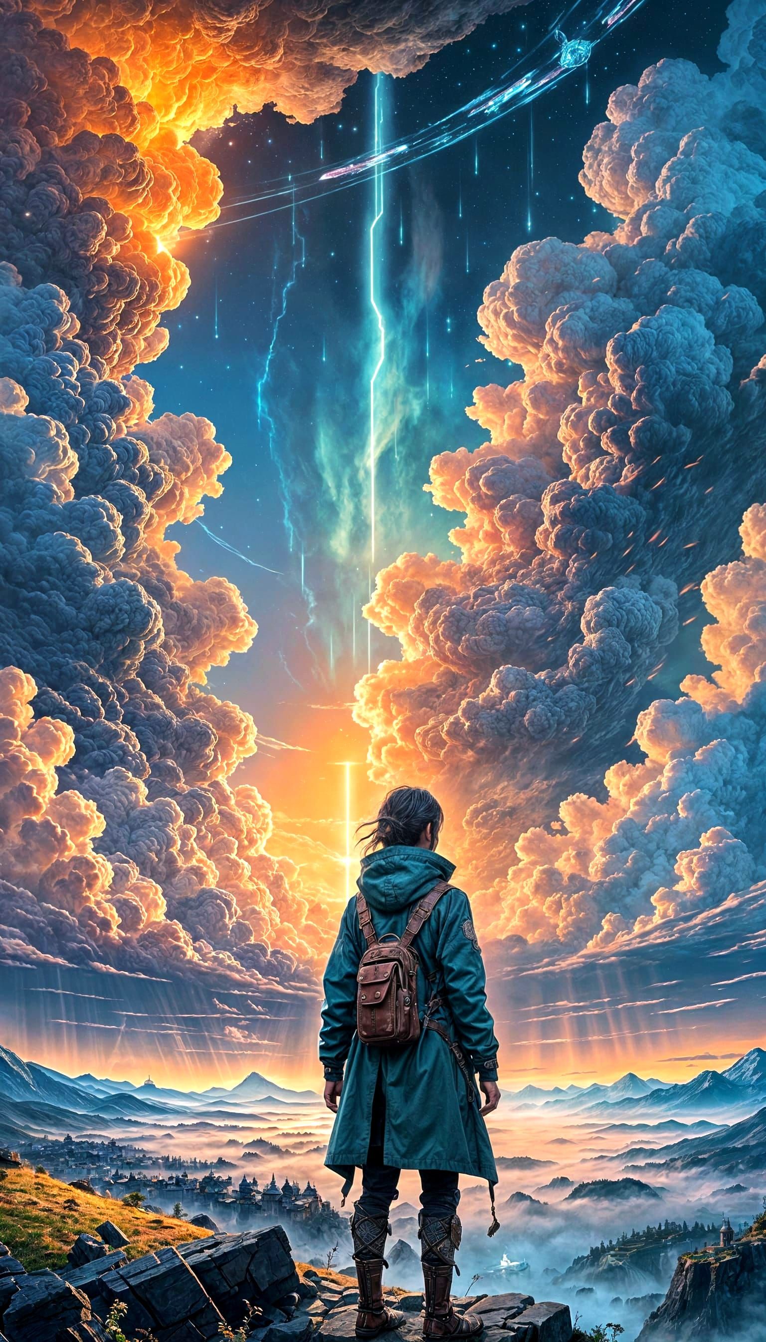 Epic Cinematic Figure in Detailed Digital Painting