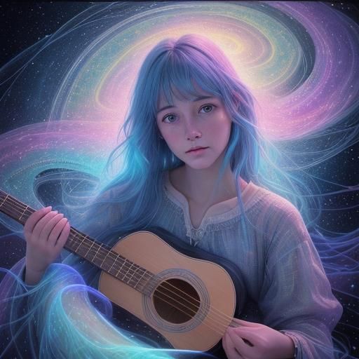 Ethereal Boat on the River: Cosmic Bliss and AI