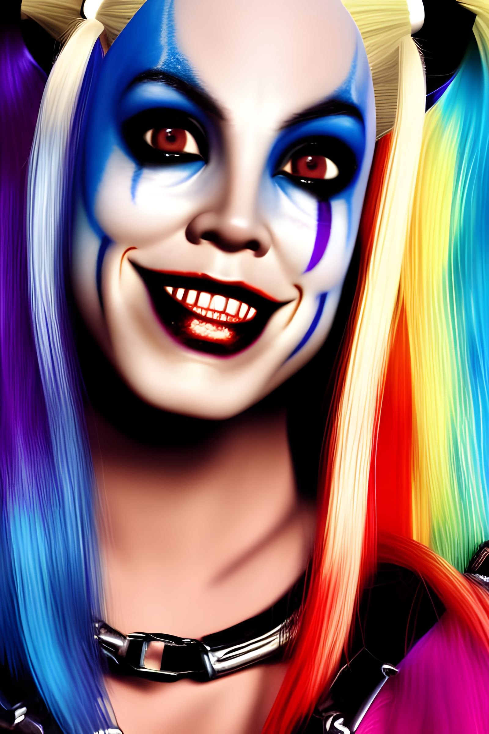 Brittany Spears as Harley Quinn: Hyperrealistic 8k Movie Sti...