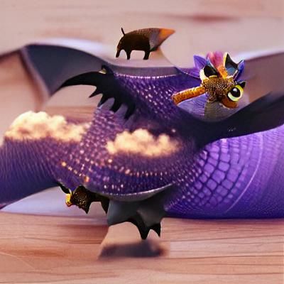 Spyro Dragon in How to Train Your Dragon Style