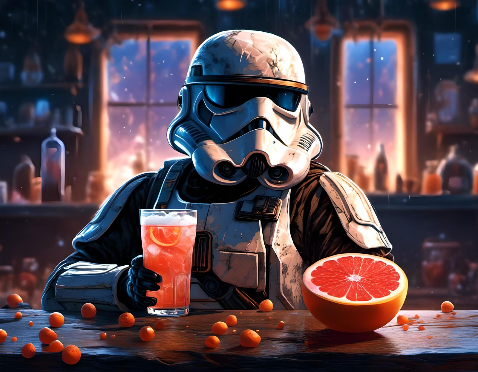 Stormtrooper Enjoys IPA, Dark Room, Mumford Style