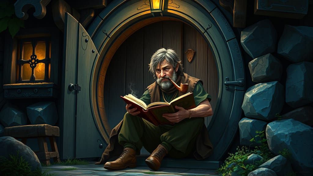 Ethereal Fantasy Scene in a Dark, Mystical Style