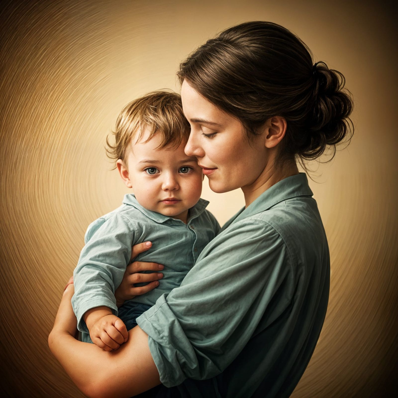 A Father's Masterpiece: Tender Bond Between Parent and Child