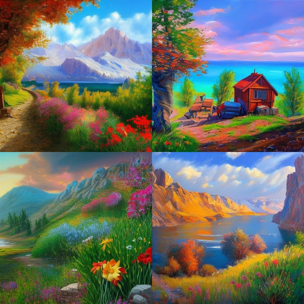 Contemporary Portrait with Textured Brushwork