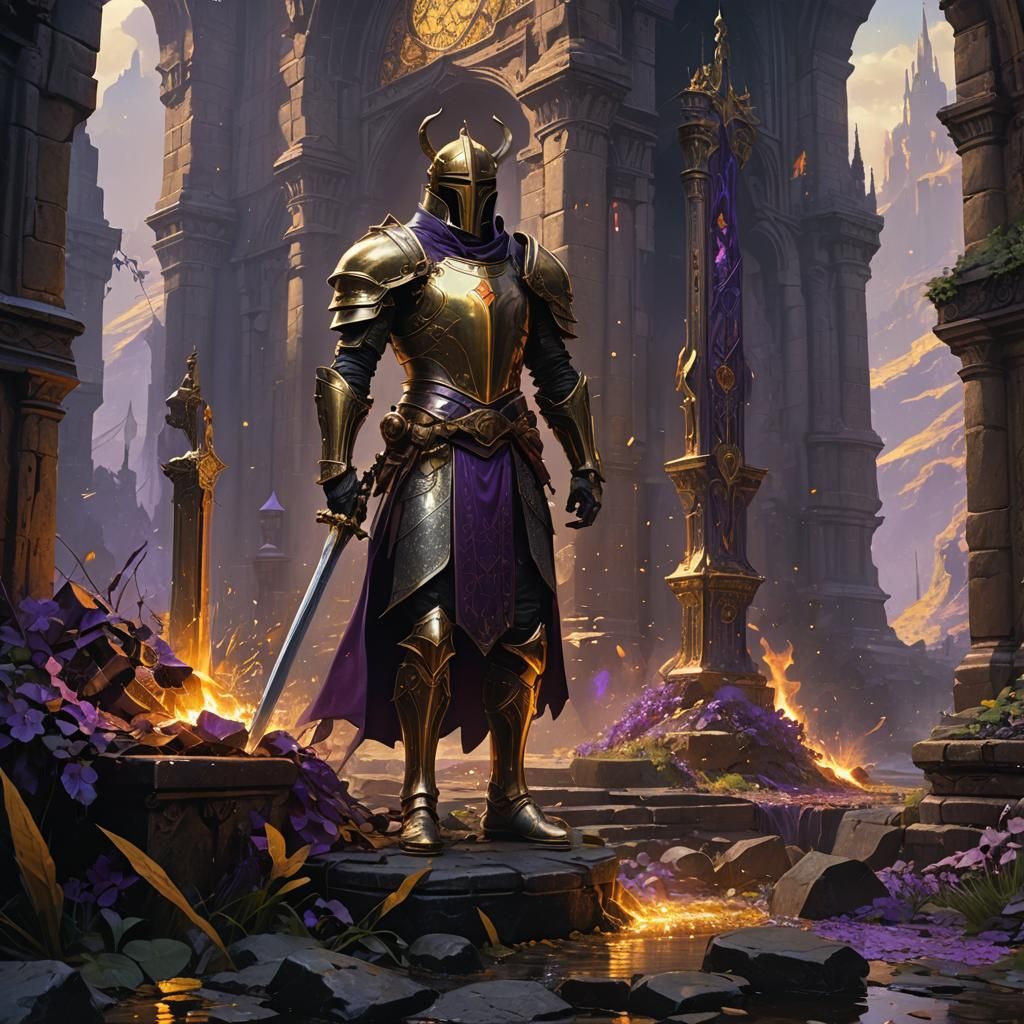 Excalibur Forging: Dark Fantasy Art in Unreal Engine