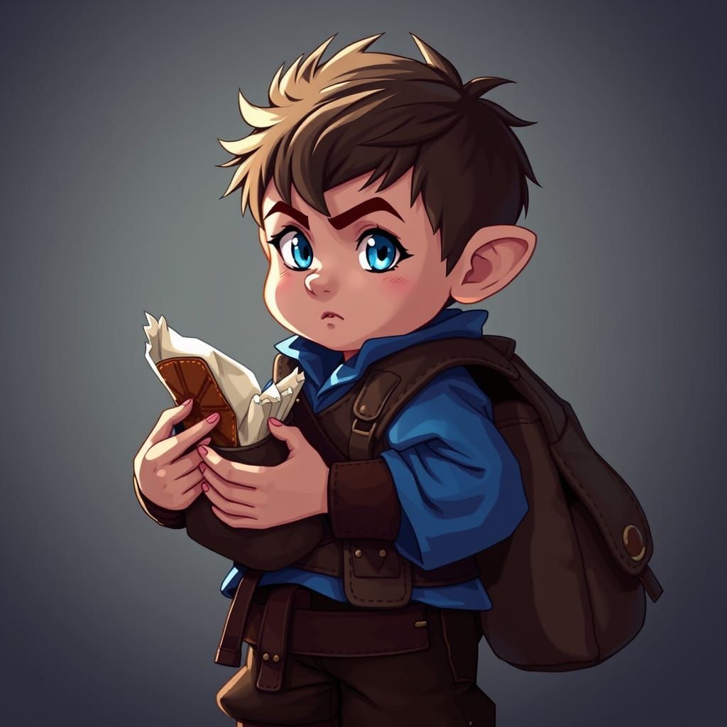 Fantasy Dwarf Warrior Prepares for Rite of Passage in Vibran...