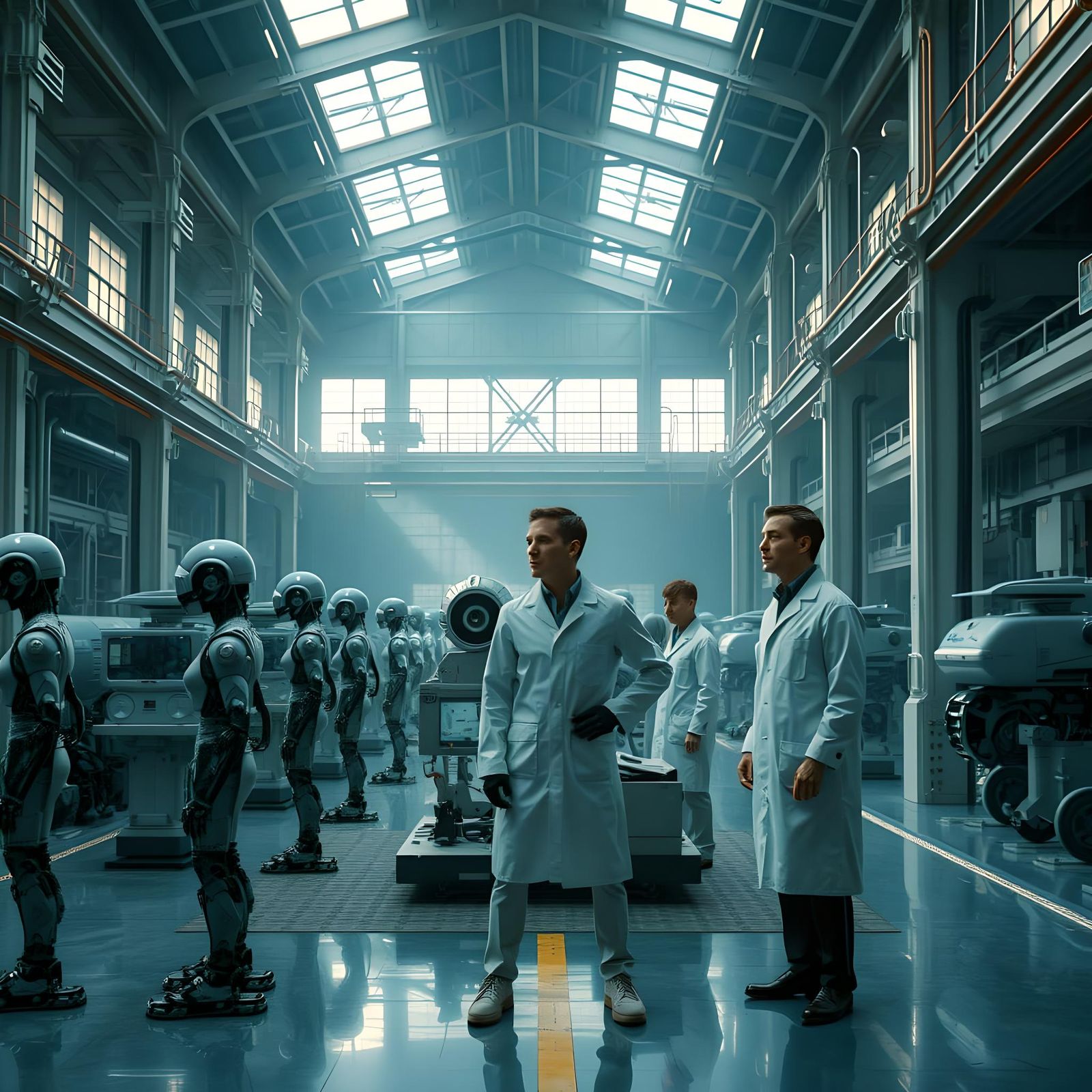 AI's Impact on the Physical World: Cinematic Still