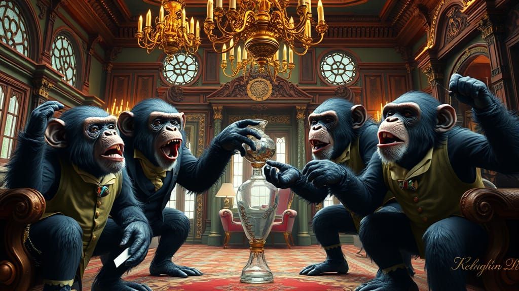 Mischief in Opulent Victorian Splendor