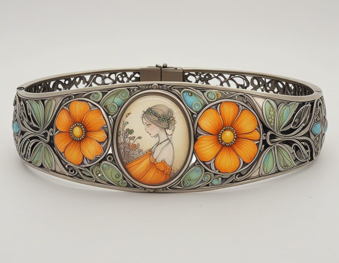 Art Nouveau Inspired Jewelry Design