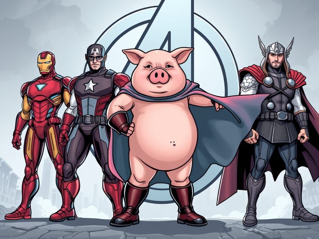 The Avengers Team Up With Super-Pig