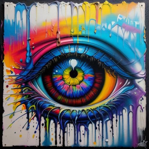 Surreal Impressionist Art in Polychromatic Colors