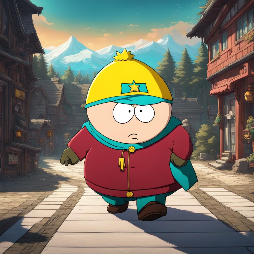 Eric Cartman Anime Style: Screw You Guys
