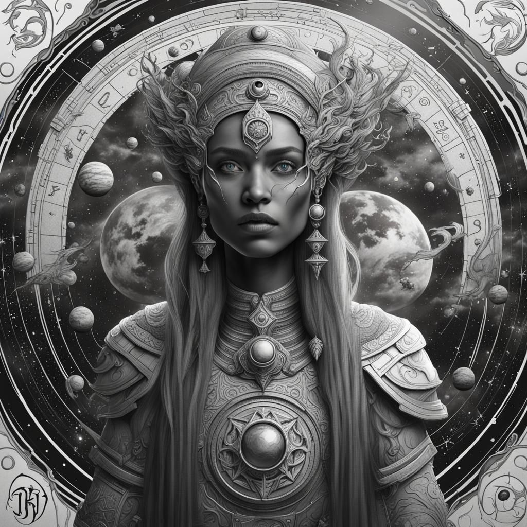 Astrological Goddess: Lunar Phases and Planetary Signs