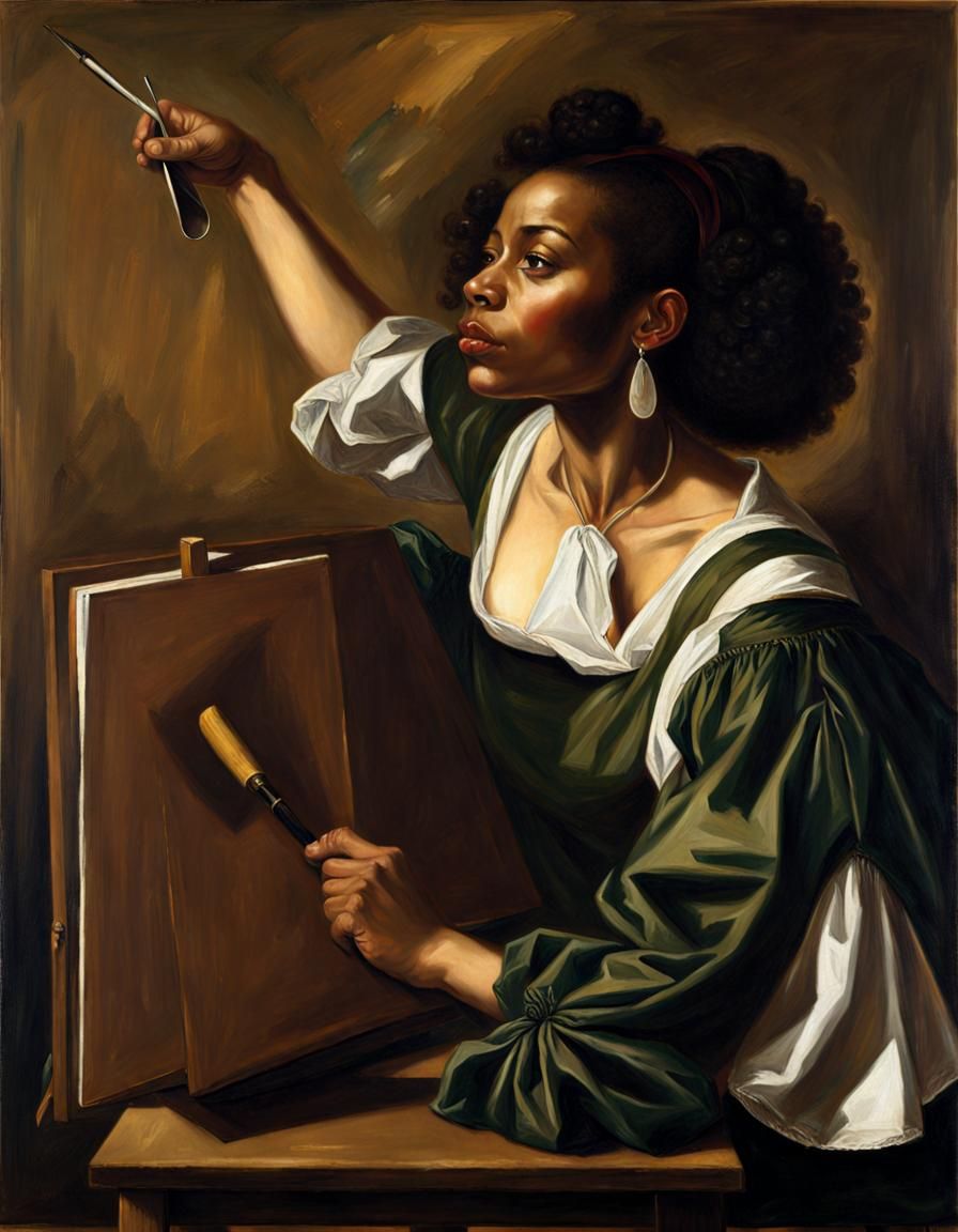 Black Woman as Baroque Allegory of Painting